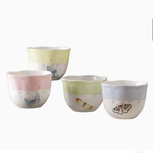 Lenox Butterfly Meadow Votives, Set of 4 NWT